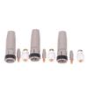 1Set 24KD New Coating Protection Nozzle 0.8/1.0/1.2mm MIG Torch Gas Nozzles Tip Holder Of 24KD MIG MAG Welding Torches