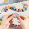Wooden Stringing Toy, Montessori Educational Toy, Shape Matching Puzzle, Rod Threading Game, Finger Training, Shape Recognition, Colorful Geometric