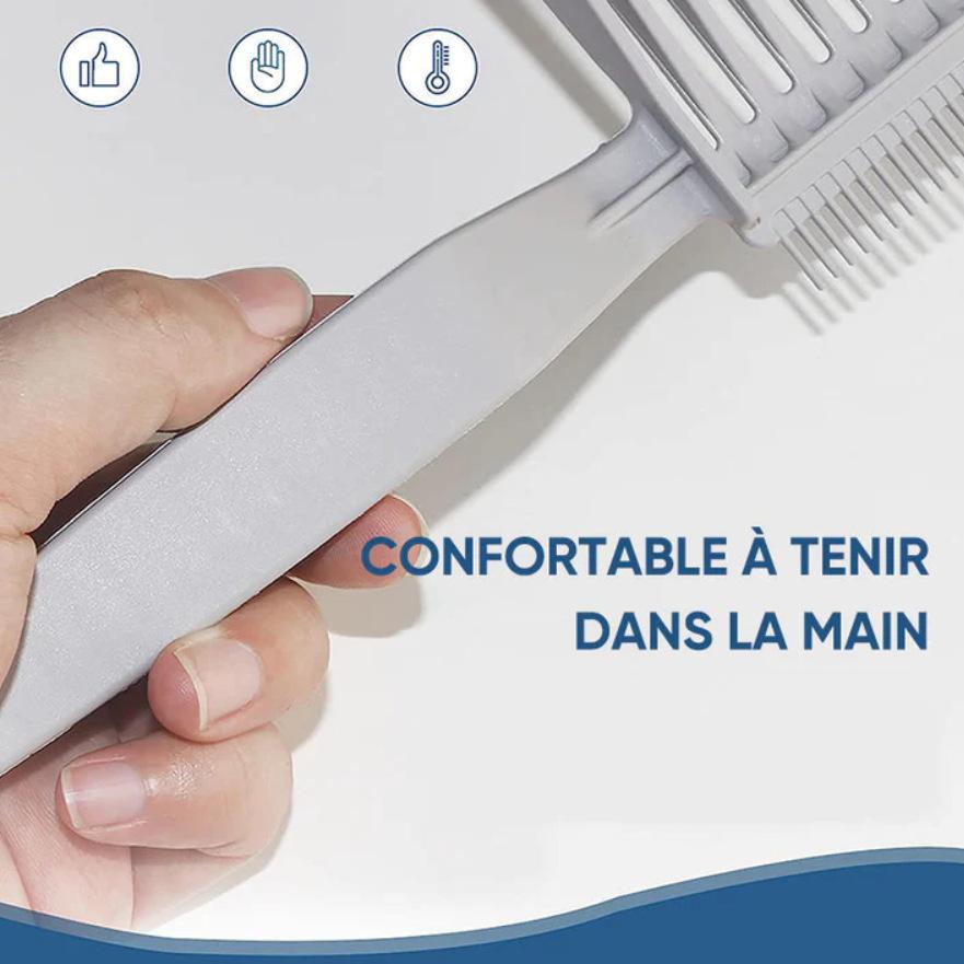 Pettine di posizionamento per taglio dei capelli Pettini da barbiere professionali Clipper per miscelazione Pettine per capelli con parte superiore piatta Pettine per dissolvenza per strumenti per lo styling del salone