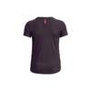 Under Armour Logo Pattern Sports Simple Versatile Running Round Neck Short Sleeve T-Shirt Women T-Shirt Purple 1376818-541