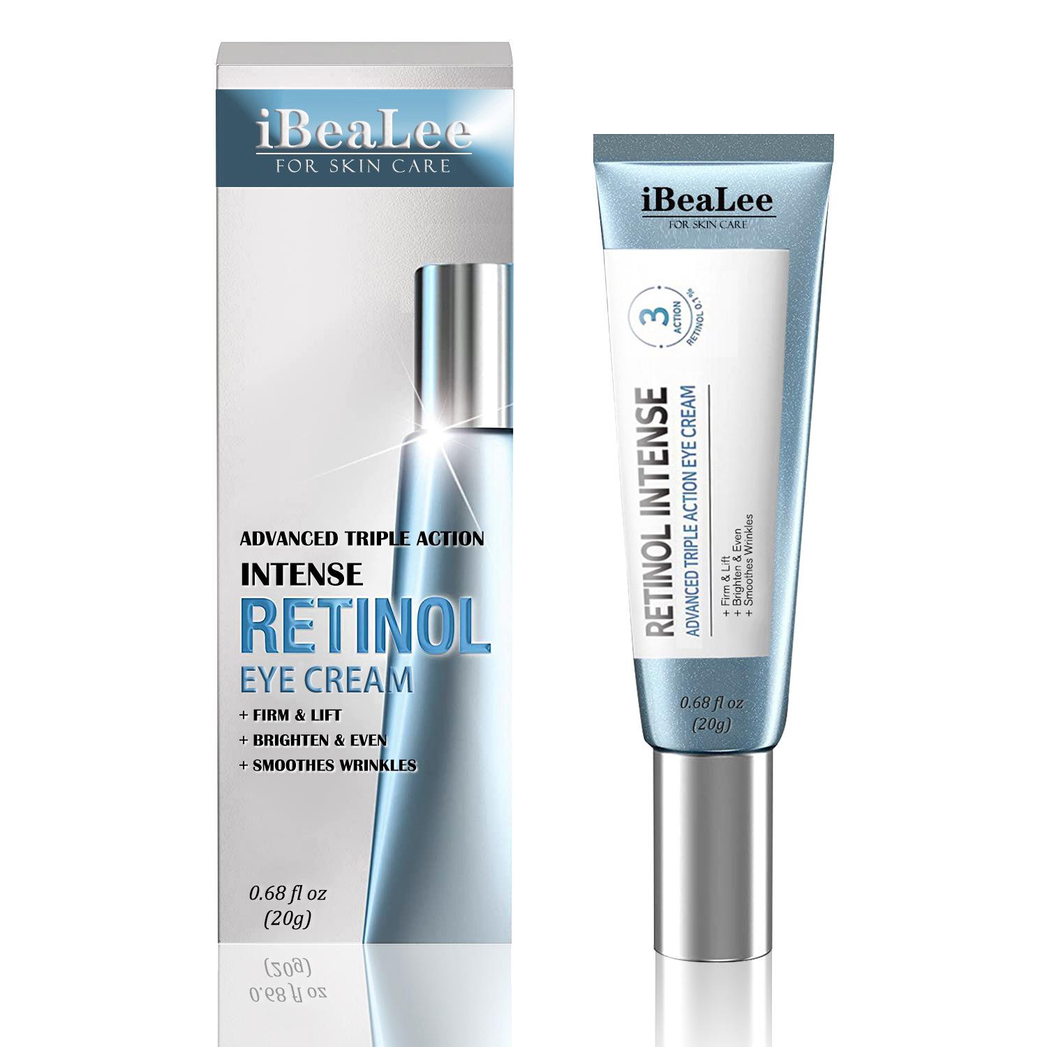 

Укрепляющий крем для глаз с ретинолом подтягивает и осветляет тонкие линии, мешки и темные круги под глазами 20g