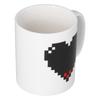 Ceramic Cup Heart Pattern Heat Sensitive Changing Color Mug for Home Office Restaurant Bar Use
