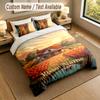 3Pcs Bedding Set Custom Name Text, 1 Sheet 2 Pillowcases Home Bed DecorStardew Valley