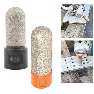 20mm Carbide Head Tile Grinding Tools Vacuum Brazed Mill 3-in-1 Functionality