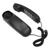 Corded Home Phone Convenient Operating Interface Retro Wall Mounted Phone for Hotel Black