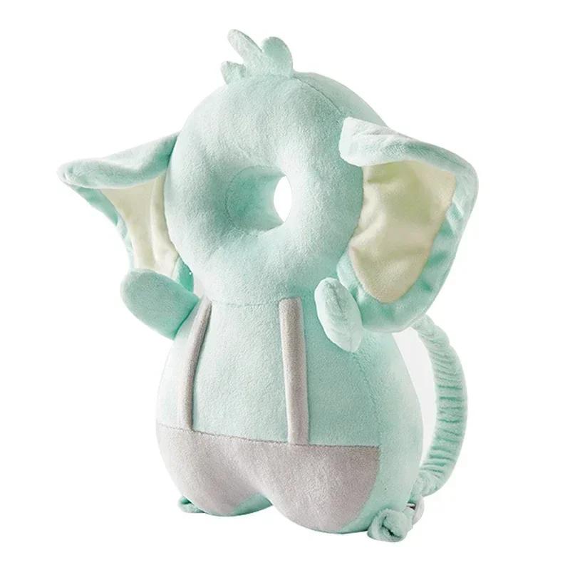 1-3T Toddler Baby Pillow Head Protector Safety Pad Cushion Back Prevent Injured Baby Eleplant Lion Cartoon Security Pillows