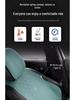 Universal Suede Car Seat Cushion Set - All-Season, Three-Piece, Summer-Ready, Thin Cushion with Lumbar Support.