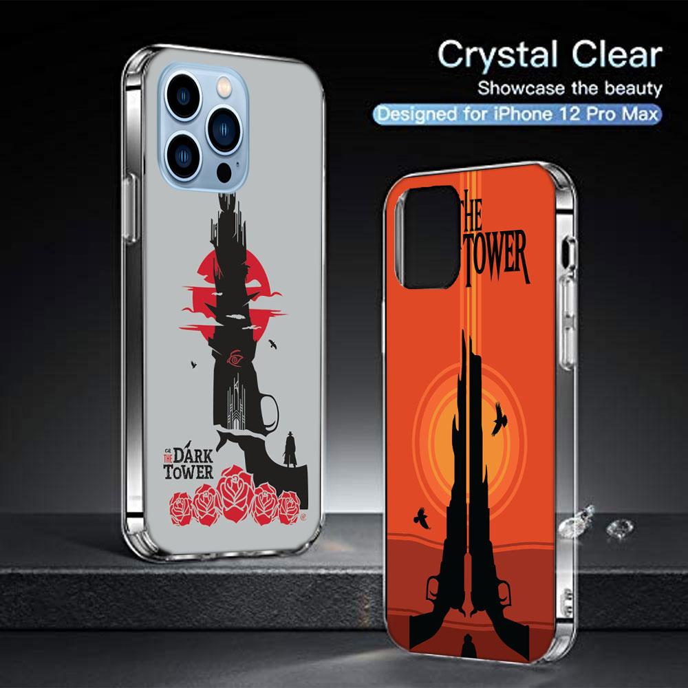 Stephen King The Dark Tower Phone Clear For Apple iPhone 16 15 11 17 Pro Max Air 14 Plus 13 Pro 12 Mini 16E Cover Case Sili
