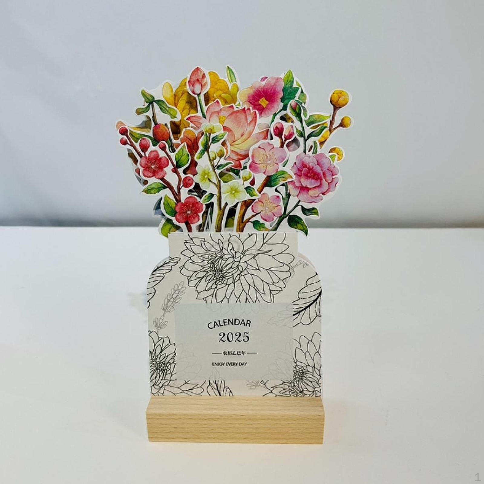 

Настольный календарь Flower Creative Floral Perpetual для спальни Style B