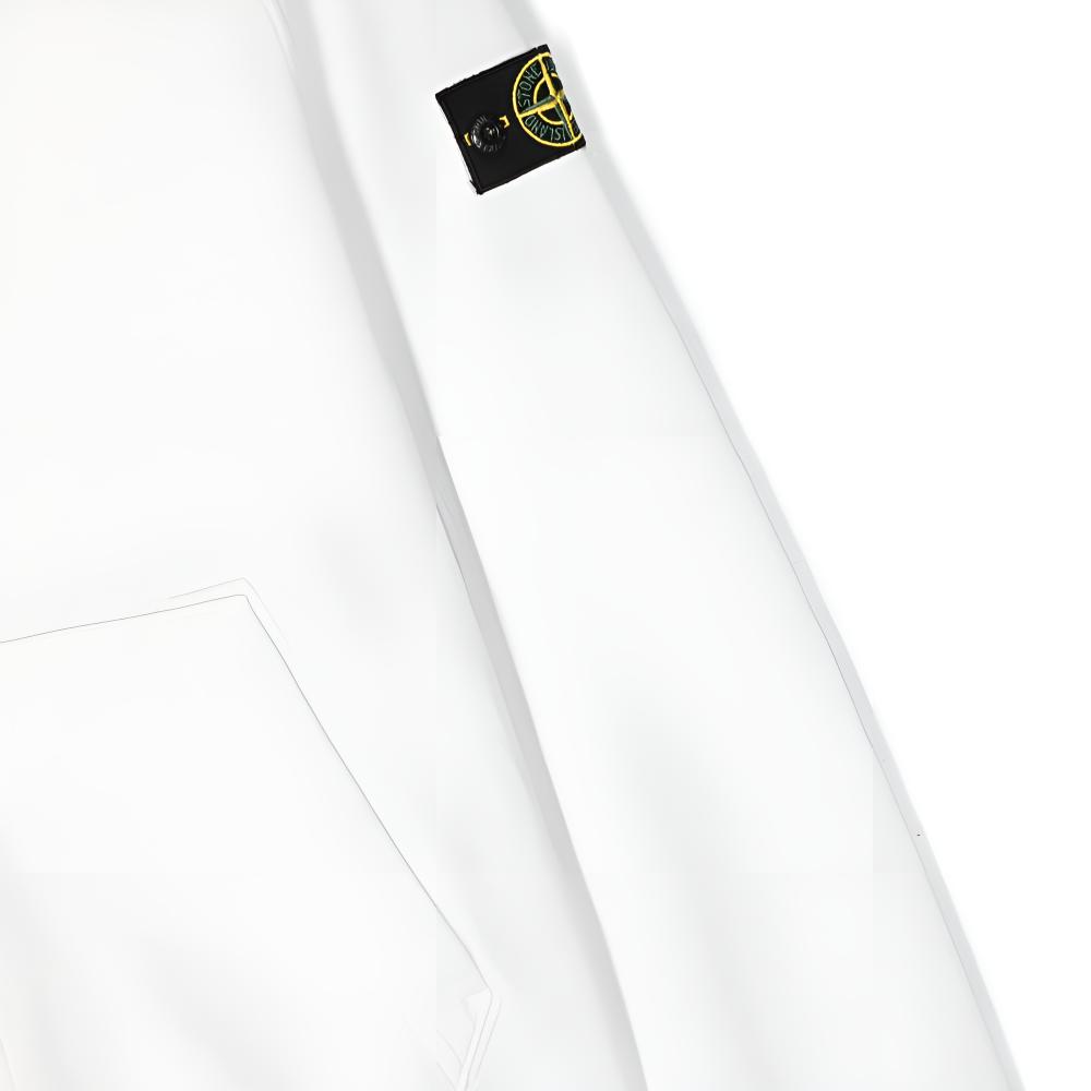 STONE ISLAND Sweatshirt Logo Patch Crew Neck Loose Fit Long Sleeve Kids Tops Ivory 791661320-V0093