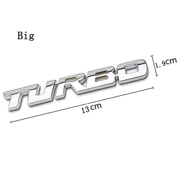 3D-Emblem Metalllegierung Motorrad Auto Turbo Kofferraum Autoemblem Autodekoration Aufkleber Karosserie Hecktür 3D-Aufkleber für alle Autos