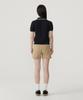 COVERNAT WOMAN Collared Half Knit Navy