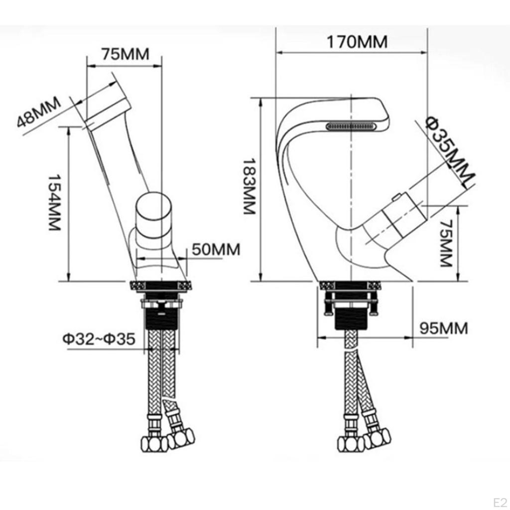 Copper Bathtub Faucet, Kitchen Sink Mixer, Faucet