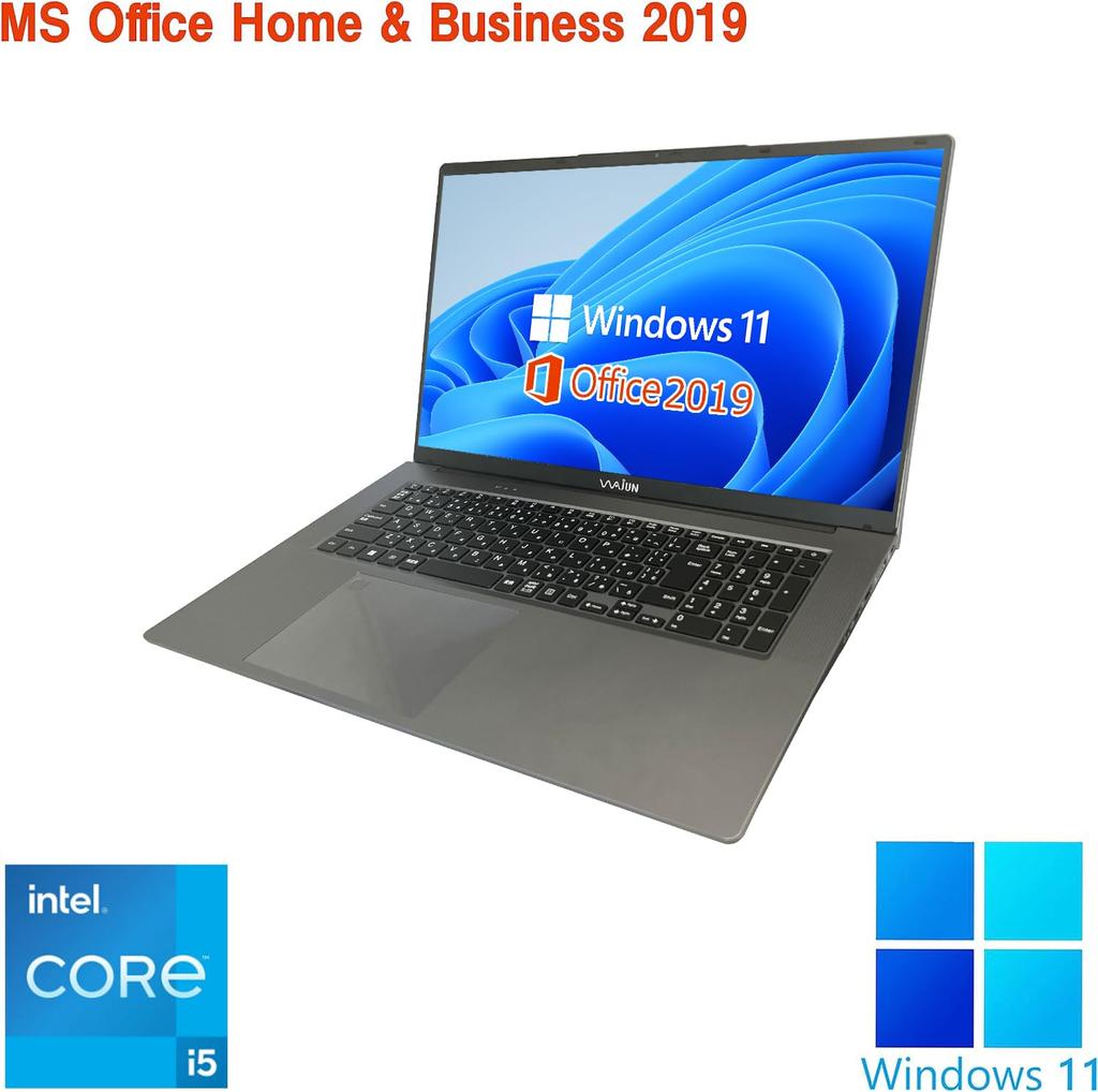 Notebook-Generation Full HD Office SSD Hochleistungs-PC/Pro-x12/12. i5-12450H/Großer 17,3-Zoll-Bildschirm/10er-Tastenfeld/Win11 Pro/MS H&B 2019/WEB
