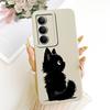 Cat Chinese Loong Dragon Painting Casing For Realme 14 14x 14T 14 PRO Plus Phone Case Matte Liquid Silicone Soft Bumper Cover