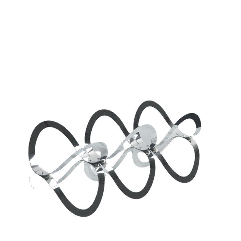 

Современные простые U-образные украшения из нержавеющей стали для гостиной, гостиной, входа в отель, офиса, стильные световые украшения