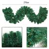 Rice Light Green Christmas Garland for Tree or Window Decoration