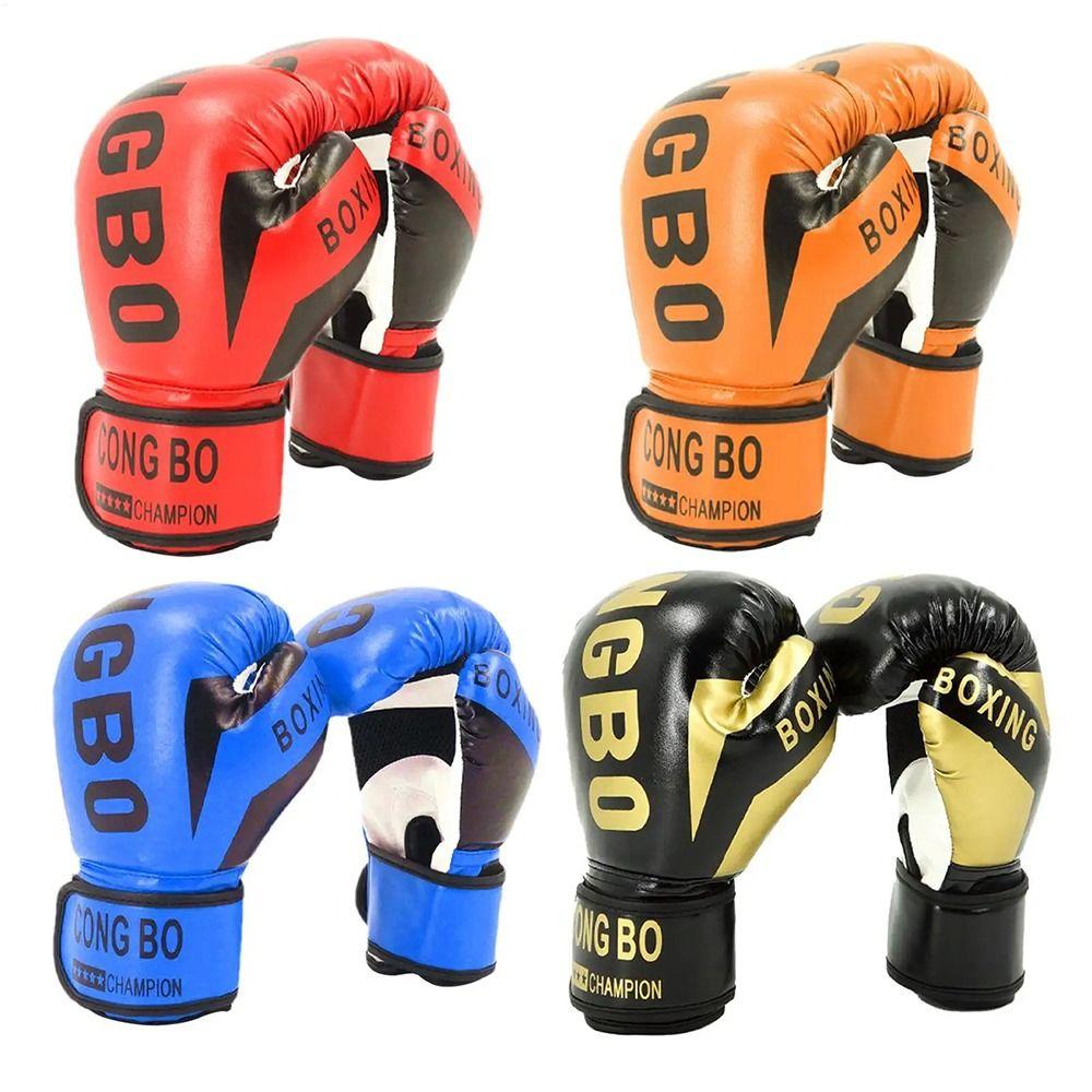 1Pair Breathable Child Punching Gloves PU Leather Training Gloves Kids Boxing Gloves  for Children