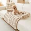 Winter Warm Calming Dog Bed Sofa Couch Cover Super Soft Plush Pet Blanket Mat for Small Medium Large Dogs Washable Cat Nest Cama