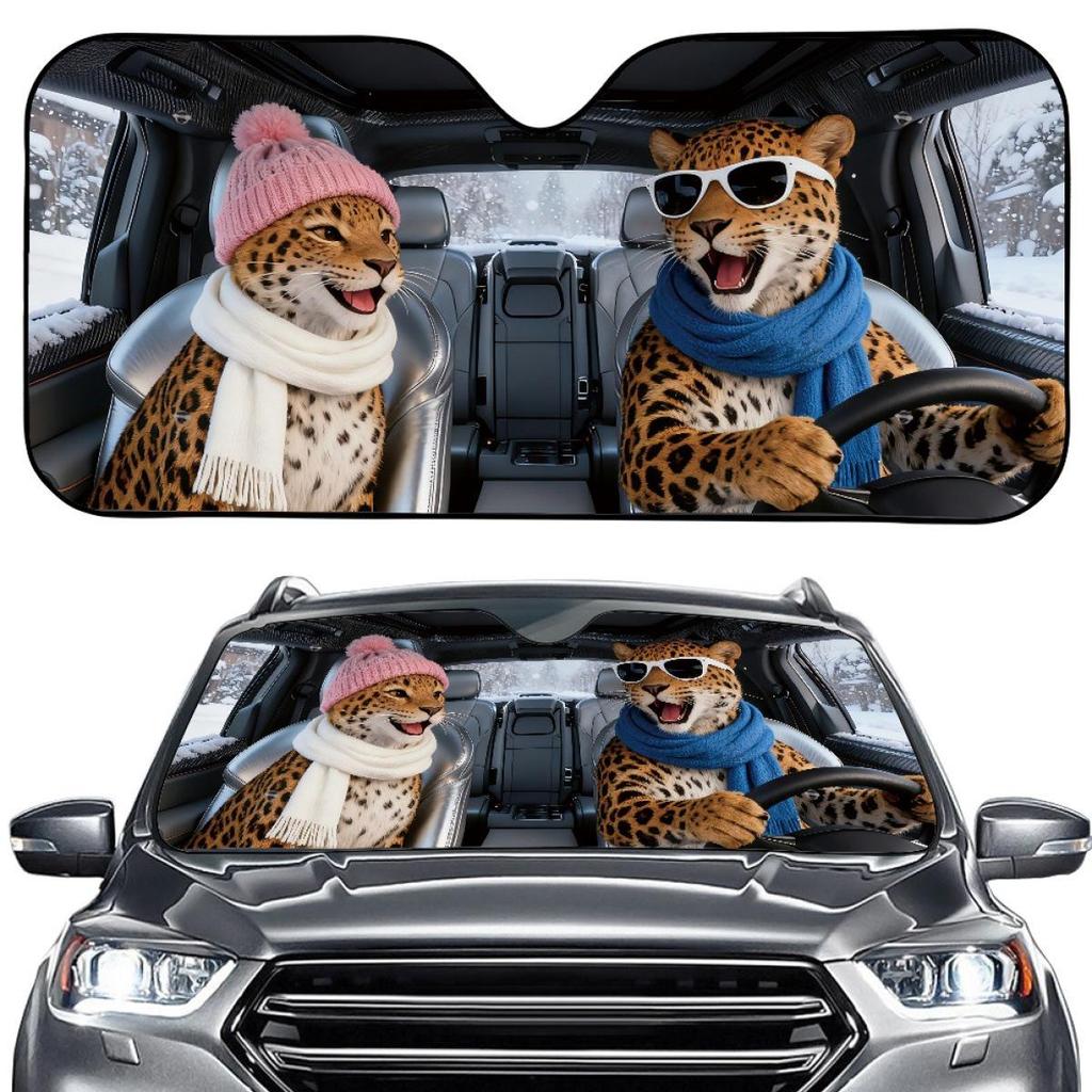 Creative Summer Aluminum Foil Car Windshield Sunshade