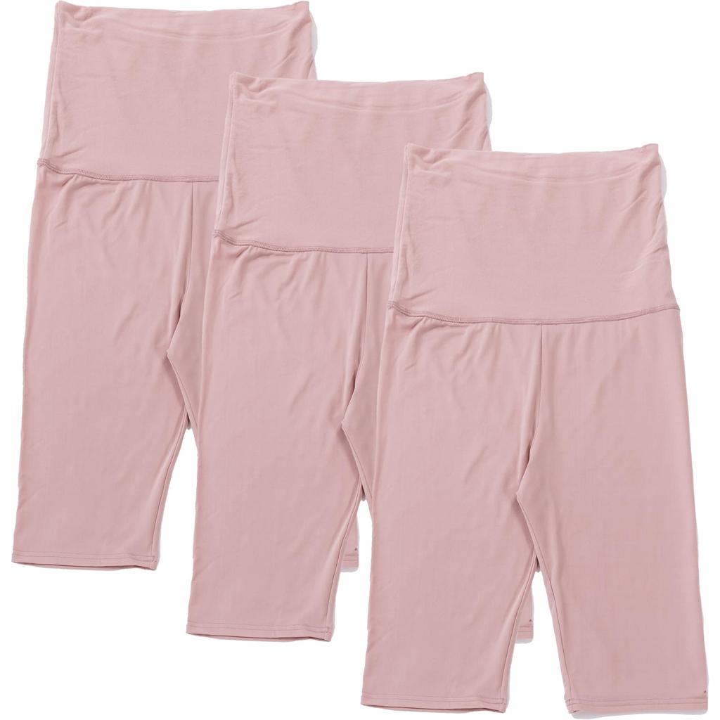 Shirasagi Knit Belly Warmer Pants with Belly and Belly Warmer for Fall and Winter Women's Fleece-Lined Pants, Double-Layered Fabric, (K5975X-E) (3