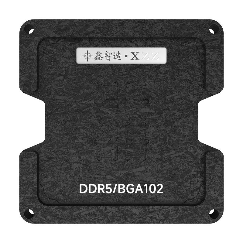 XZZ Präzisions-Reballing-Schablone für DDR5-Speicherchip BGA102 BGA106 Direktheizung Zinnpflanzplattform