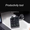 USB Mini Macro Mechanical Gaming Keyboard Programmable 9 Keys 3 Knobs Red Switch RGB LED Onboard Storage Wired Keypad
