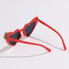 New Year Christmas Sunglasses Love Shaped Female Heart Sun Glasses Cartoon Christmas Tree Party Eyeglasses