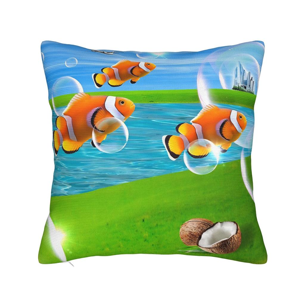 M-marshmello Singer Square Double-Sided printed Pillow Case Bedroom Bedside Pillow Sofa Cushion Cover