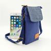 2023 Ensfarget Canvas Crossbody Telefonveske - Casual, Enkel, Liten Dameveske