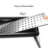 Suncojia Outdoor Barbecue Grill, Home Charcoal Grill Stand, Foldable Portable Charcoal Grill with Accessories And Storage Bag