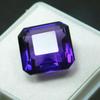 Natural Purple Amethyst Loose Gemstone 8 Ct Square Brazilian for Jewelry Making and Gem Collections