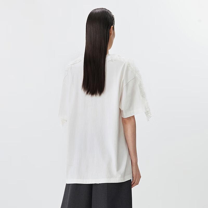 JNBY Spring 25 Round Neck Short Sleeve T-Shirt