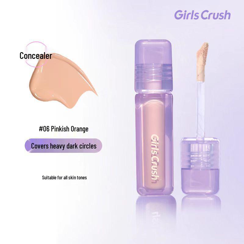 GirlCrush Water Velvet Concealer: Hides Tear Troughs, Dark Circles, Acne Scars, Redness & Highlights