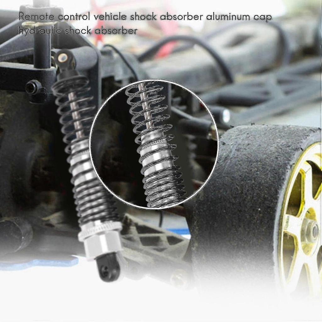 4pcs Upgraded Aluminum Capped Oil Filled Damper Compatible with Hbx 16889 M16100a 1/16 Rc Car Parts