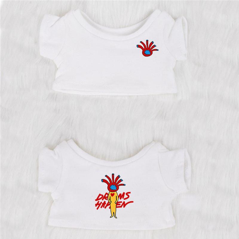 20cm Cotton Doll Clothes: Chen Chusheng Concert Hoodie T-Shirt for Labubu Doll