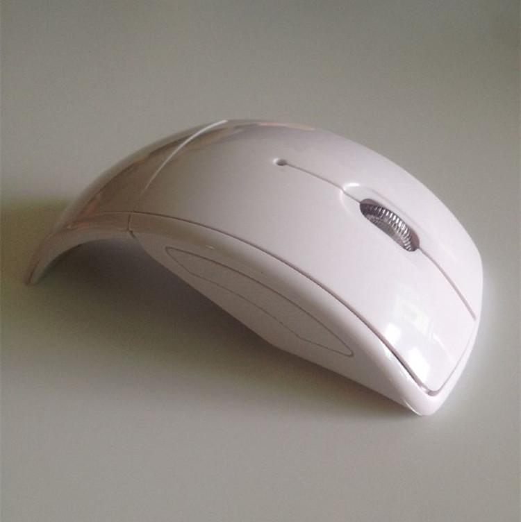 

1PC Wireless Mouse Curved Folding Mouse Convenient Digital Accessory Suitable for Travel and Carrying Business Supplies