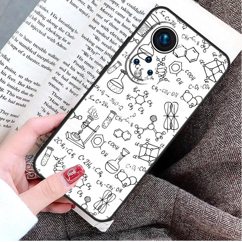 Science Chemistry Formulas Case For Honor Magic 6 Pro 50 70 90 X6 X7 X8 X9 X6a X7a X8a X9a X8b X9b Magic 5 Lite Cover