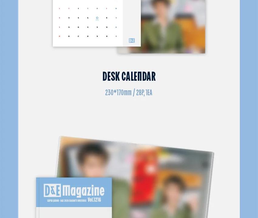 Super Junior D&E [D&E Magazine Vol.1216] 2026 SEASON'S GREETINGS