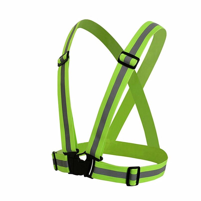 Reflective Outdoor Adjustable Safety Vest for Night Running and Cycling