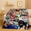 Neue Mode B-Bieber Sänger Star Flanelldecke, Ultraweiche Warme Plüschdecke für Zuhause Schlafzimmer Bett Sofa Abdeckung Büro Reise Geschenk