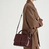 Vintage High-end Cowhide Small Square Bag, New Hot Selling Women's Bag, Handbag, Versatile Commuting Shoulder Crossbody Bag