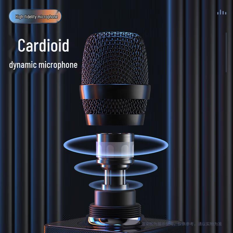 Newmine MC66 Wireless Karaoke Microphone with Integrated Speaker