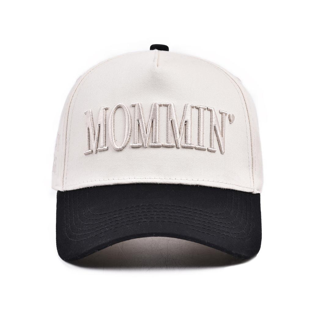 MOMMIN MAMA DAD Outdoor 3D Stickerei Baumwolle Retro Damen Verstellbar Trucker Kappe Lässig Herren Spleißfarbe Baseball Snapback Hüte