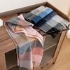 DayApril Women's Thickened Plaid 100% Wool Scarf