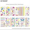 Fluorescent Waterproof Full Arm Feather Tattoo Sticker (Face/Body) - American Style in Stock
