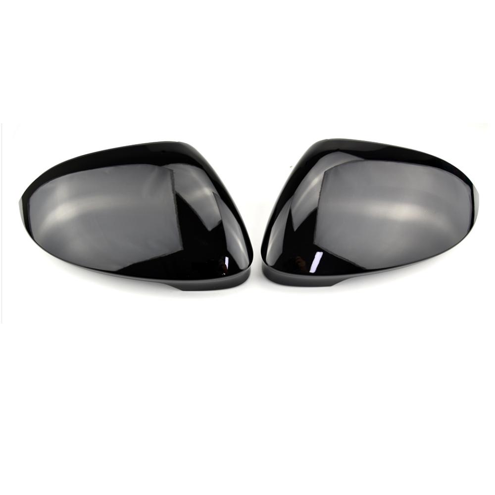 For VW Golf  8 MK8 2020 2025 2025 Mirror Covers Caps RearView Mirror Case Cover Carbon Look Bright Black  Covers