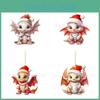 Unique Acrylic Christmas Dragon Car Hanging Decoration For Joyful Holiday Spirit