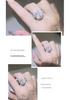 2 Carat Water Drop Moissanite Ring for Women, D Color, VVS1, Micro-set, Diamond Pen Tested, New European & American Style