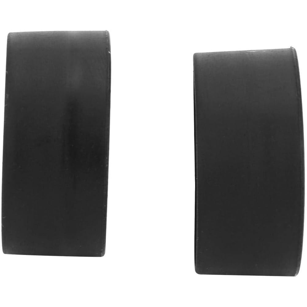 2pcs Microscope Eye Protection Goggle Tube Protective Cover Binocular Stereo Microscope Protective Cover Mounting Inner Diameter 32-35mm (Style)